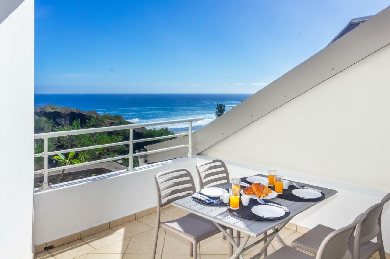 Cap Homard - Spacieux Apt - Magnifique Vue Mer -Proche Plage Saint-Gilles-les Bains Dış mekan fotoğraf
